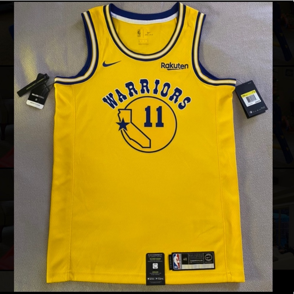 Klay Thompson 2018 “City Edition” Gold Jersey.NWT